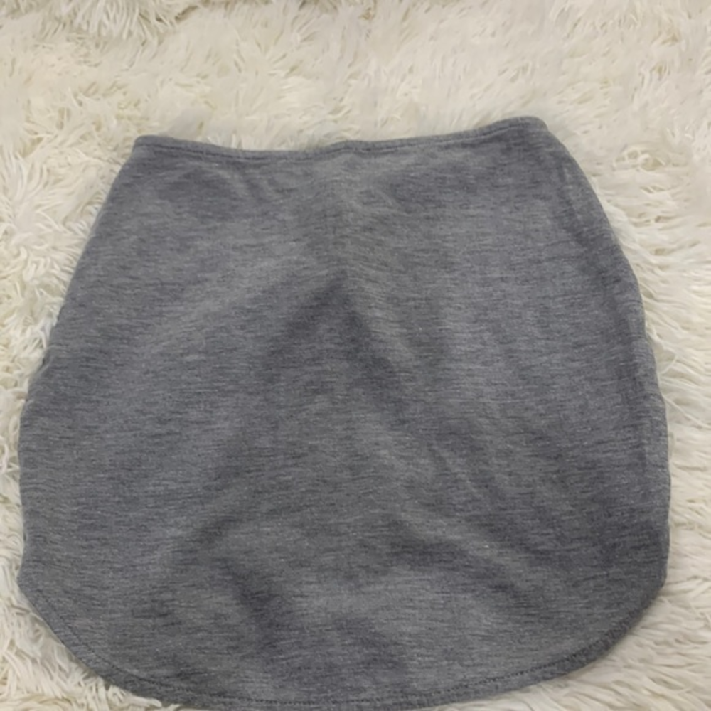 NWOT REVAMPED PREMIUM COLLECTION Women's Grey Mini Skirt Stretch Size‎ M